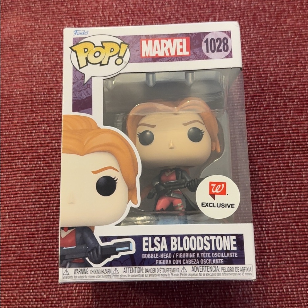 Funko Marvel Elsa Bloodstone Pop Figure - Red and Black